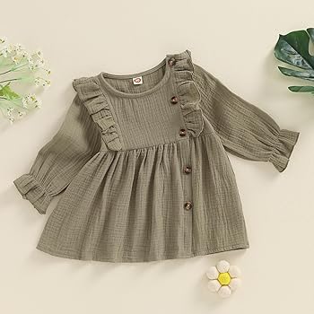 トップス JILTU baby frill foodie Baby Girl 2-Piece Acorn Print Short-Sleeve Dress Set - Pink